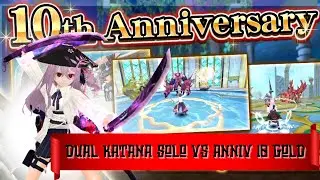 [KTN] Dual KTN Solo VS GOLD ANNIV 10 Arena | Toram Online