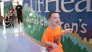 Kicking Cancer's Butt! | Luke's Bell Ringing Ceremony | UF Health Shands Children's Hospital