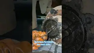 Technique for install the bolt quickly. #asmr #tips #tools #repair #skills  #truck #viral #shorts