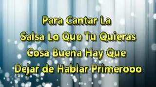 Oscar D'Leon Se Necesita un Rumbero Karaoke