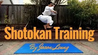 KARATE UNSU JUMP TRAINING