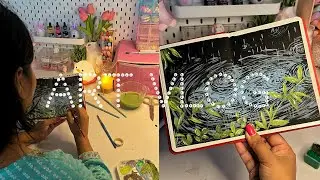 COZY ART VLOG using HIMI GOUACHE ✨ RELAXING ART SESSION