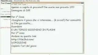 Tutorial Come scaricare i giochi flash da internet