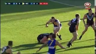 Boak crunched by Hurn - AFL