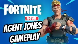 AGENT JONES Skin Gameplay In Fortnite