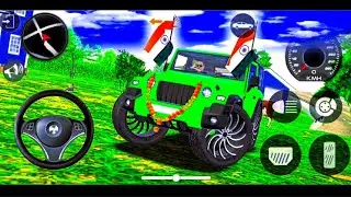 Modified Mahindra Thar😈Games:Indian Green Thar (Gadi Wala Games) Car Game Android Game - #2026