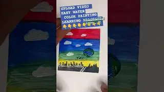 easy water color painting &#practice  #art #colors #easy #paintingtutorial #biginers #nature #learn