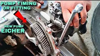 EICHER पंम्प फिटिंग बहुत ही आसान  how to EICHER pump fitting #eicher #bmeicher #mechanic #shots