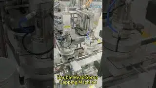 Dual Head Servo Capping Machine for Various Plastic Containers, Best Screw Capping Machine #shorts