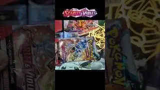 Pokemon Scarlet&Violet pack opening! Pt2/7 Secret Pokemon guessing game! #shorts #pokemontcg