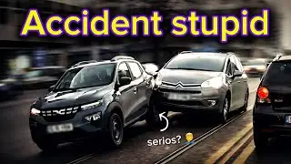 Romanian Dashcam: sofer beat provoaca accident, Road Rage si coliziuni multiple | #34 #DVR 