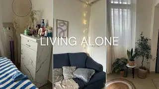 Decluttering & Organising My Room 🧺🕯️ | Living Alone Diaries 🤍 A Calm Reset