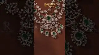 💎 Diamond Emerald Layered Necklace | Luxury Bridal & Heritage Jewellery ✨