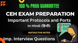 CEH - Important List of Protocols and Ports asked in Exam. Interview Questions #exam  #ceh #exam