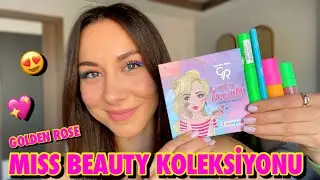 GOLDEN ROSE MISS BEAUTY KOLEKSİYONUNU DENİYORUM 💖 | BÖYLE TATLI BİR KOLEKSİYON YOK! 😍