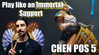 Play like an Immortal Support - Chen Pos 5 - Learn with me 📖 | 7.41