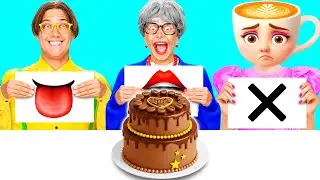 Откуси Лизни или Ничего Челлендж | Удивительные Кулинарные Лайфхаки от BaRaDa Challenge