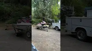 A little mechanic truck jet ski swapping. #servicetruck #jetski