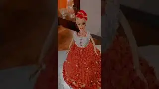 white forest doll cake