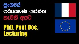 Academic positions in France and Europe (PhD, PostDoc, Lecturing) - Leshan Usgodaarachchi