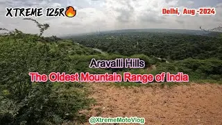 Aravalli hills view point EP 03 | oldest mountain range Aravalli hills vlog on hero xtreme 125r