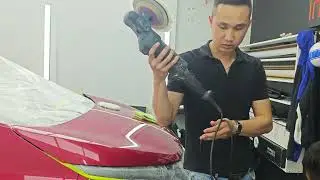 Hiệu chỉnh bề mặt sơn Xpander nắp capo .#xpander #polish #diy #univiet 