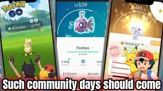 Such community days should come in pokemon go..