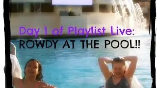 Rowdy Prank at the Pool!  Playlist Live Orlando 2016 Day1