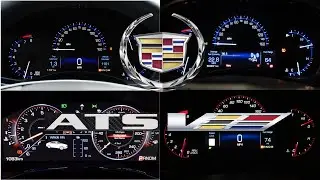 Cadillac ATS (0-100 KM/H) (0-60 MPH) ACCELERATION BATTLE