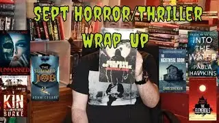 September wrap up horror/thriller books