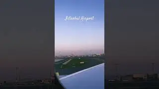Istanbul Airport - view from the plane when we landed #istanbul #istanbulturkey #istanbulairport