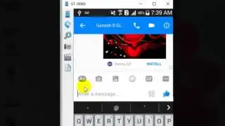 How to send GIF images in Facebook messenger android app