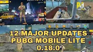 12 MAJOR UPDATES IN PUBG MOBILE LITE 0.18.0 UPDATE | PJ GAMING WORLD |