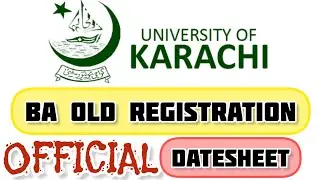 BA DATESHEET OFFICIALLY ANNOUNCED!!