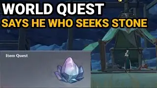 Says He Who Seeks Stone World Quest Guide | The Chasm - Genshin Impact