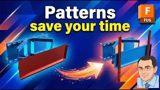 Fusion 360 Sheet Metal: TV Mount Brackets, Rectangular Pattern & Rigid Joints