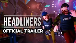 Headliners | Co-op Horror Game But You're A Journalist - Official Reveal Trailer