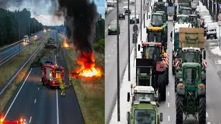 German Farmers PROTEST!