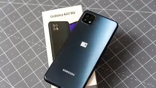 Samsung Galaxy A22 5G Unboxing Deutsch