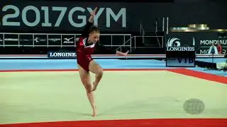 WANG Linnea Hoejer (DEN) - 2017 Artistic Worlds, Montr&eacute;al (CAN) - Qualifications Floor Exercise