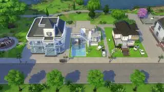 BASE GAME MODERN HOUSE [NO CC] The Sims 4 ; Speed Build