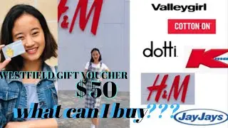 Westfield gift voucher // what can I buy ? // Sristi magar