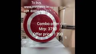 impex kadai+fry pan + tawa | combo offer