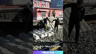 Railway Puzzle Masters! 🧩 These Guys are STRONG AF! #railroadlife #construction #strongmen