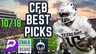 CFB PRIZEPICKS BETR SLEEPER SATURDAY 10/18 BEST PLAYER PROPS/SPORTSBOOK FREE PICKS - CFB TODAY