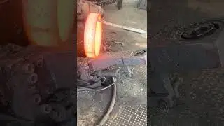 Inside the factory The Forging Process Behind Strong Bearings #process #forging #blacksmith #metal