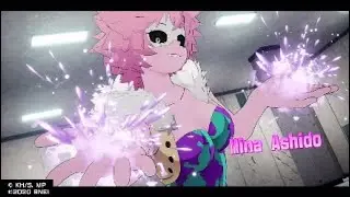 MHOJ2: Mina Ashido's Intro/Outro in All Outfits (ENG)