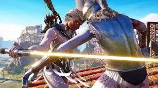 Assassin's Creed Odyssey Celestial Revenant Combat & Brutal Isu Battles