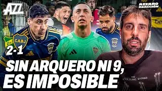 AZZARO REACCI&Oacute;N - DUR&Iacute;SIMA DERROTA DE BOCA 2-1 ANTE DEFENSA Y JUSTICIA