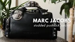 Мини-сумка MARC JACOBS с заклепками и замком &hearts;︎ подробности + что подходит